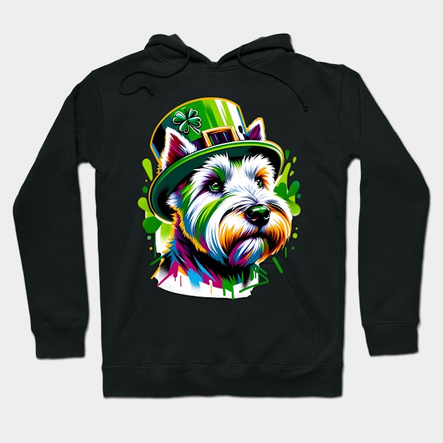 Glen of Imaal Terrier Enjoys Saint Patrick's Day Hoodie by ArtRUs